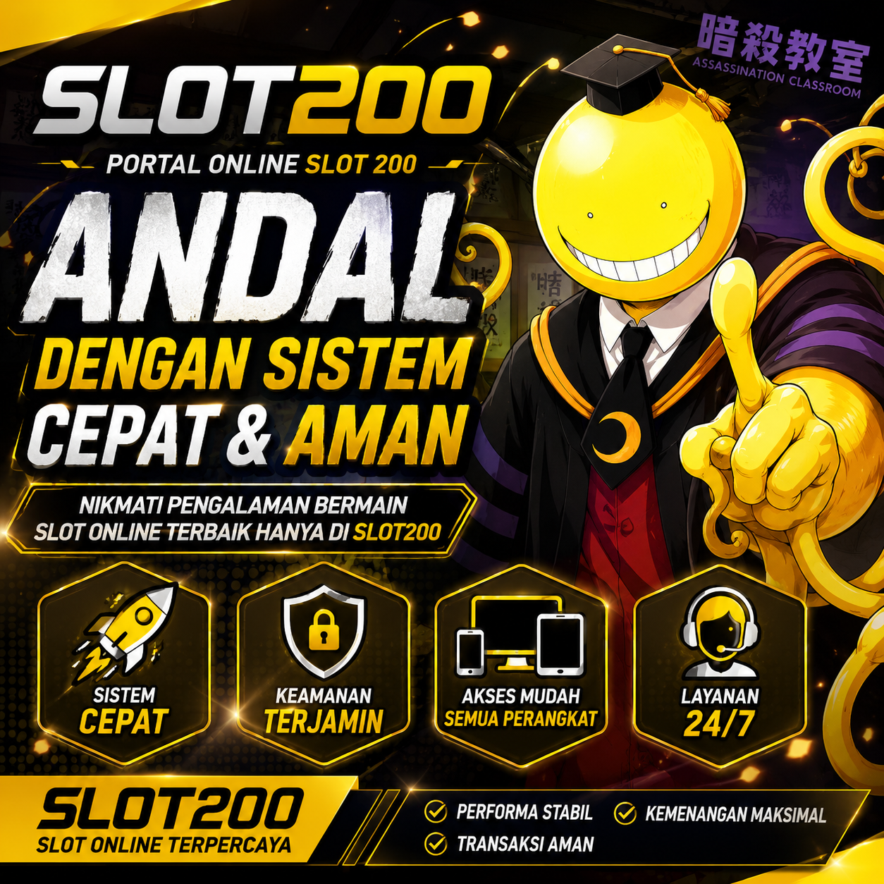 SLOT200: Portal Online SLOT 200 Andal dengan Sistem Cepat dan Aman